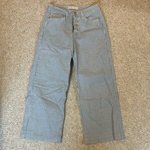 Flying Monkey Striped Wide Leg Crop